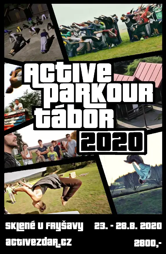 Active Parkour tábor — plakát